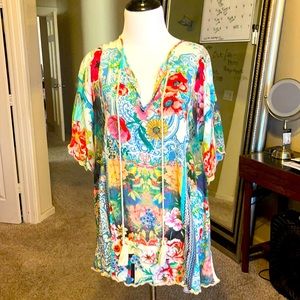 NWT’s Johnny Was Free Flowing Top size L